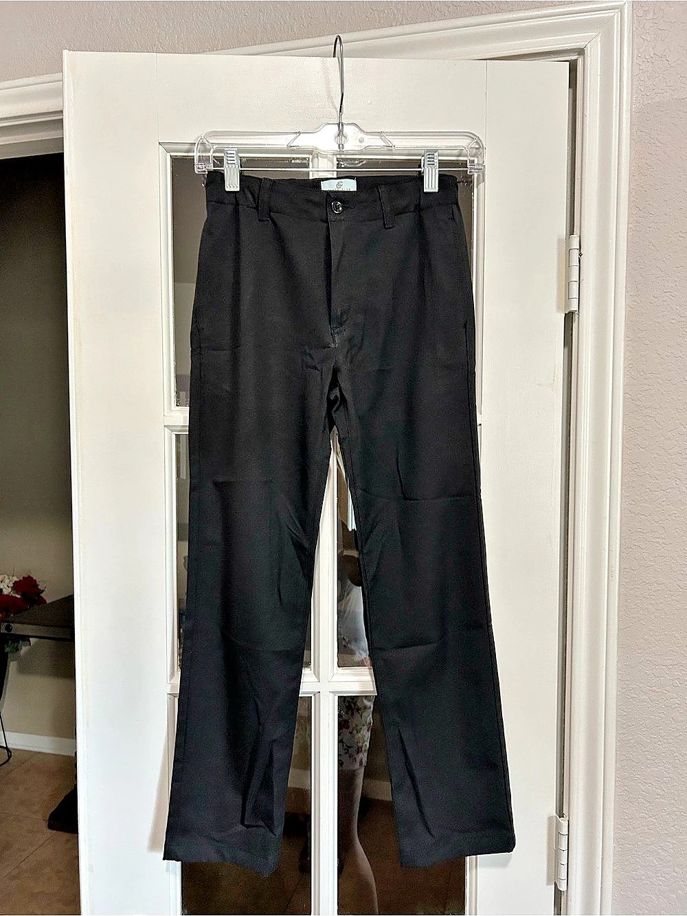 Class Club Dillards Modern Fit Straight Leg Dress Pants in Black Like New